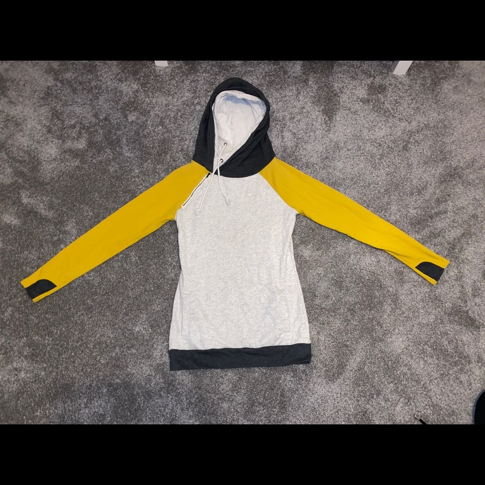 double hooded sweatshirt